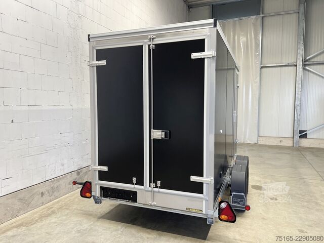 Remorque à caisse Vezeko Husky FB K 35.35 E-Pumpe Tür Kofferanhänger