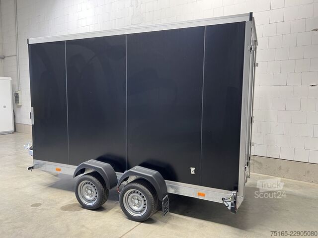Remorque à caisse Vezeko Husky FB K 35.35 E-Pumpe Tür Kofferanhänger
