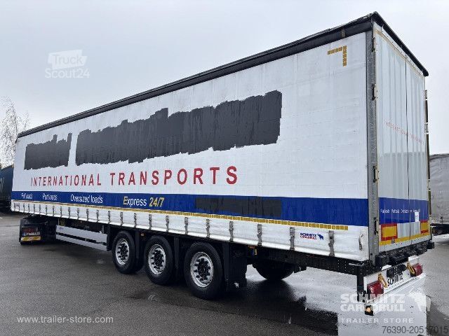 Brandalı açık yarı römork Schmitz Cargobull Semitrailer Curtainsider Standard