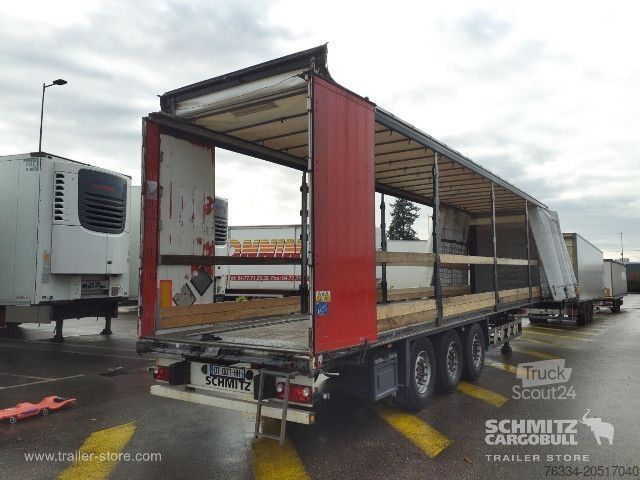 Open semitrailer with tarp Schmitz Cargobull Semitrailer Curtainsider Standard