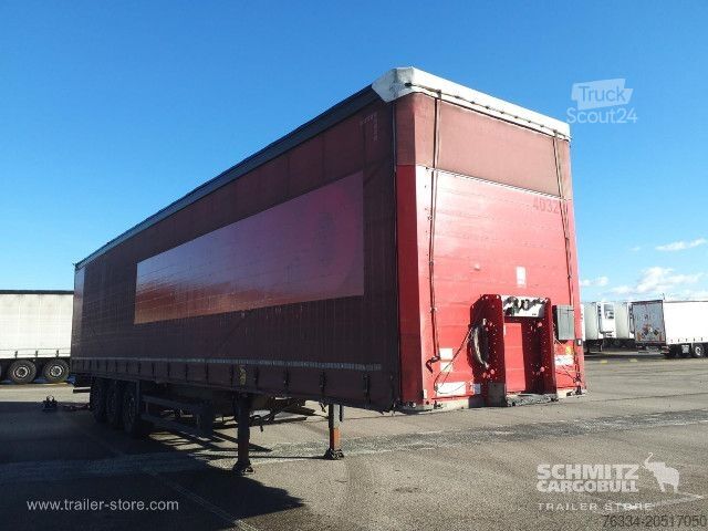 Open semitrailer with tarp Schmitz Cargobull Semitrailer Curtainsider Standard