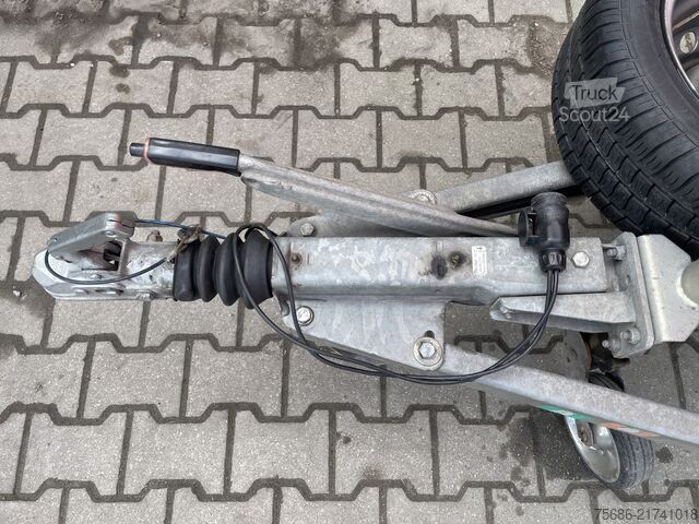 Open trailer with tarp SARIS PS 1513 Hochlader Plane Auffahrschienen