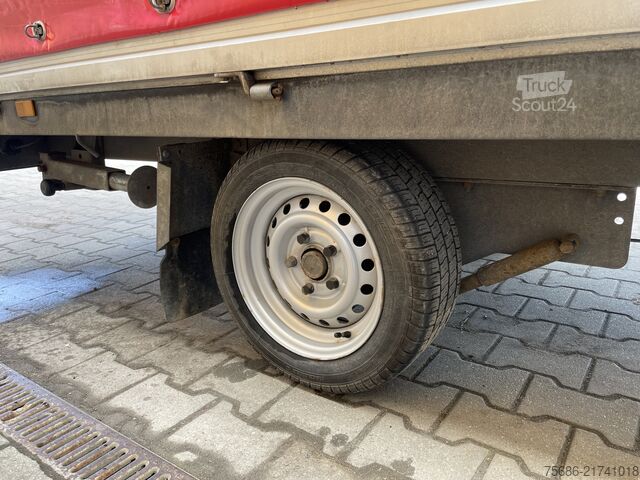 Open trailer with tarp SARIS PS 1513 Hochlader Plane Auffahrschienen