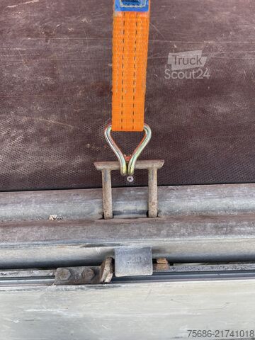 Open trailer with tarp SARIS PS 1513 Hochlader Plane Auffahrschienen