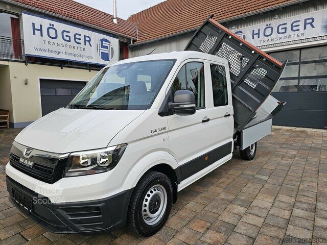 Transporter mit Kipper MAN TGE 3.140 Doka L3 Dreiseitenkipper Facelift