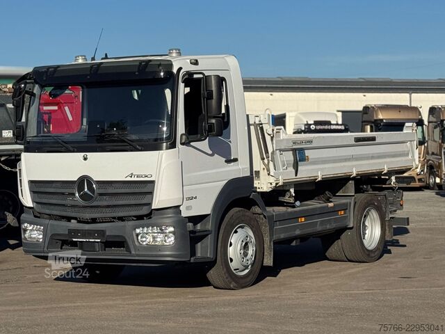 Tre-sidet tipbil MERCEDES-BENZ ATEGO 1324 K / AHK / 3 SITZE / Hydraulik Für AH