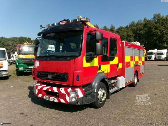 Volvo FL280 4X2 RHD crewcab fire engine pump & waterta