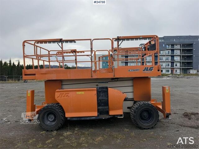 Škarjasto dvigalo JLG 439RT scissor lift – 16 meters. WATCH VIDEO