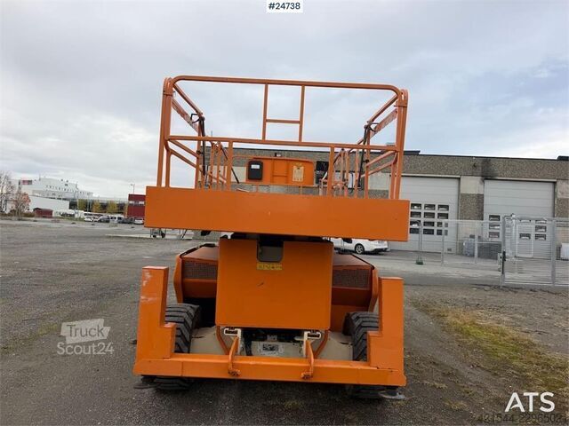 Škarjasto dvigalo JLG 439RT scissor lift – 16 meters. WATCH VIDEO