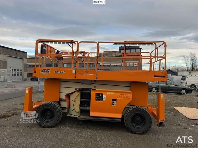 Škarjasto dvigalo JLG 439RT scissor lift – 16 meters. WATCH VIDEO