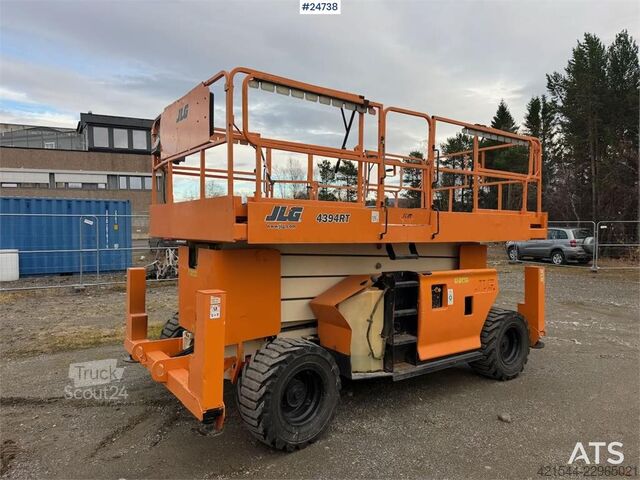 Škarjasto dvigalo JLG 439RT scissor lift – 16 meters. WATCH VIDEO