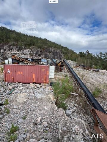 Siebanlage  Komplett knuse- og sikteverk Komplett knuse- og si