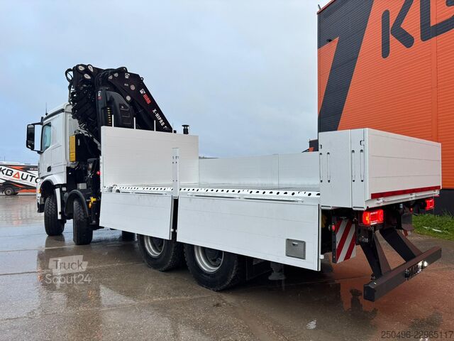 Ανοιχτό σώμα Mercedes-Benz Arocs 4151 8x8 HIAB 548E-8 + JIB + WINCH / PLAT...