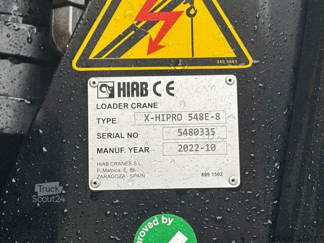 Ανοιχτό σώμα Mercedes-Benz Arocs 4151 8x8 HIAB 548E-8 + JIB + WINCH / PLAT...