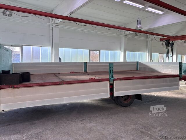 Ciężarówka z platformą (otwarta) Mercedes-Benz 817 Pritsche 6,2m + Anhänger*TÜV NEU*
