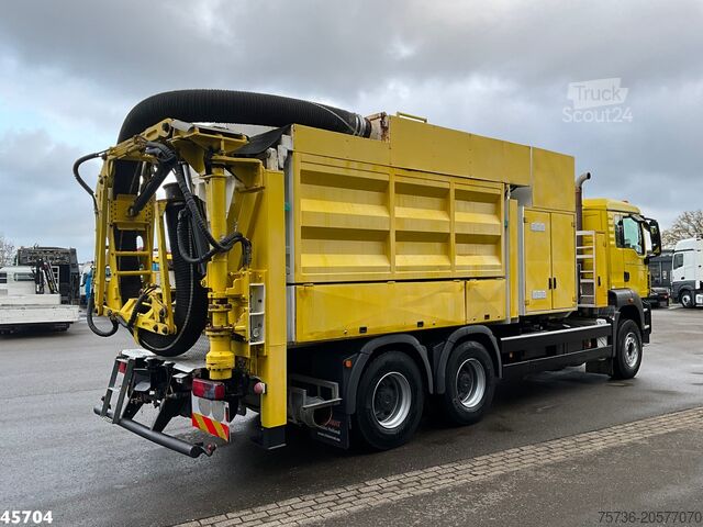 Sugande fordon MAN TGS 33.480 6x4 MTS Saugbagger 8 m³