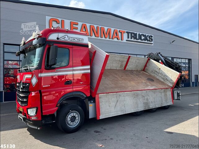 Самоскид з краном-маніпулятором Mercedes-Benz Arocs 3263 8x4 Euro 6 Hiab 37 Tonmeter laadkraa...