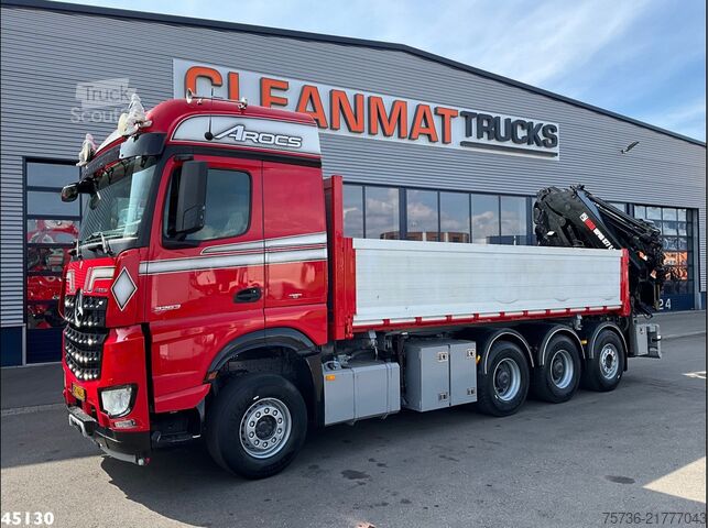 Самоскид з краном-маніпулятором Mercedes-Benz Arocs 3263 8x4 Euro 6 Hiab 37 Tonmeter laadkraa...