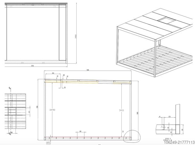 Container atelier  Werkstatt Garage Office Büro Container