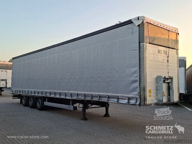 Naczepa otwarta z plandeką Schmitz Cargobull Curtainsider Mega Getränke