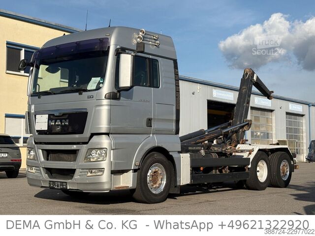 Φορτηγό γερανός roll-off MAN TGX 26.440*EEV*Intarder*AHK*Kipphydraulik*Klima*