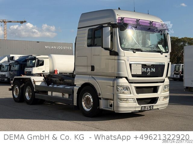 Φορτηγό γερανός roll-off MAN TGX 26.440*EEV*Intarder*AHK*Kipphydraulik*Klima*