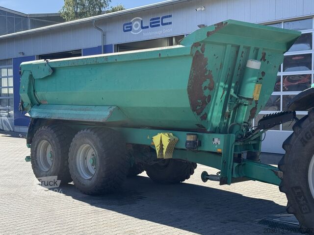 Tresidet tipvognstrailer HP 20 Kippmuldenanhänger 2 Achse