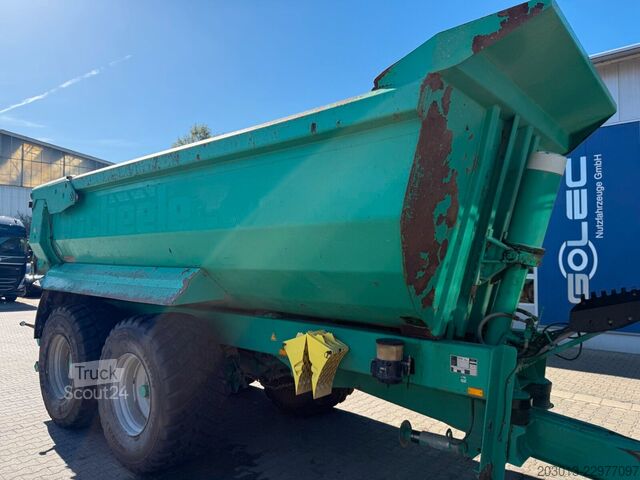 Tresidet tipvognstrailer HP 20 Kippmuldenanhänger 2 Achse