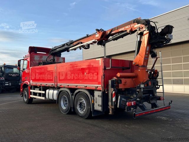 Vrachtauto met open laadbak MERCEDES-BENZ Arocs 2543 L Pritsche Heckkran