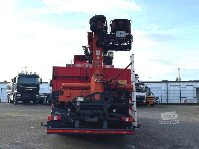 Grue montée sur camion MERCEDES-BENZ Arocs 2543 L Pritsche Heckkran