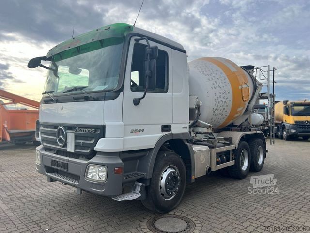 Wissellaadbak vrachtwagen MERCEDES-BENZ Actros 2644 6x4 3-Achs Kipper Mischer+Kipper