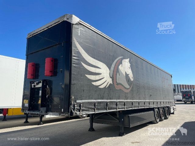 Åben sættevogn med presenning Schmitz Cargobull Semitrailer Curtainsider Varios