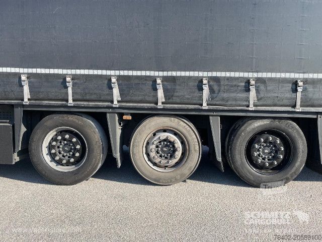 Open oplegger met zeil Schmitz Cargobull Semitrailer Curtainsider Varios