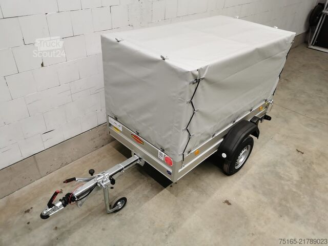 κουβούκλιο ρυμουλκούμενο Böckmann TL-AL 2111/10 Plane Eco XXL Kastenanhänger gebre