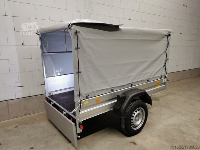 κουβούκλιο ρυμουλκούμενο Böckmann TL-AL 2111/10 Plane Eco XXL Kastenanhänger gebre