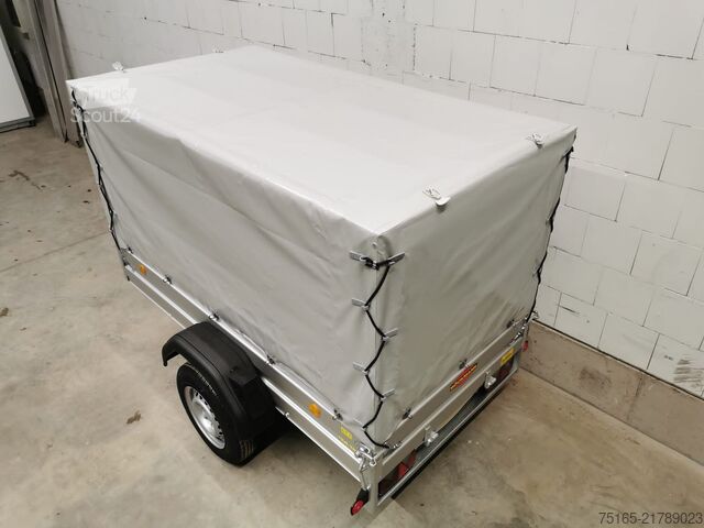 κουβούκλιο ρυμουλκούμενο Böckmann TL-AL 2111/10 Plane Eco XXL Kastenanhänger gebre