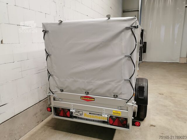 κουβούκλιο ρυμουλκούμενο Böckmann TL-AL 2111/10 Plane Eco XXL Kastenanhänger gebre