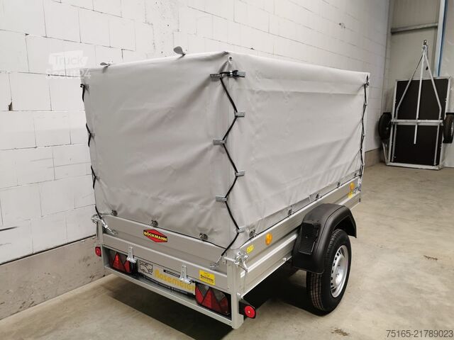 κουβούκλιο ρυμουλκούμενο Böckmann TL-AL 2111/10 Plane Eco XXL Kastenanhänger gebre