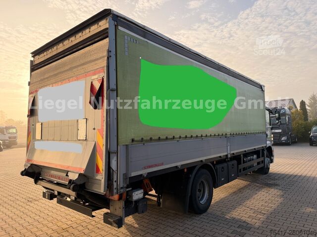 Tenteli düz yataklı kamyon MAN TGM 15.290 *Luft Luft*Klima*LBW*TÜV*SP*