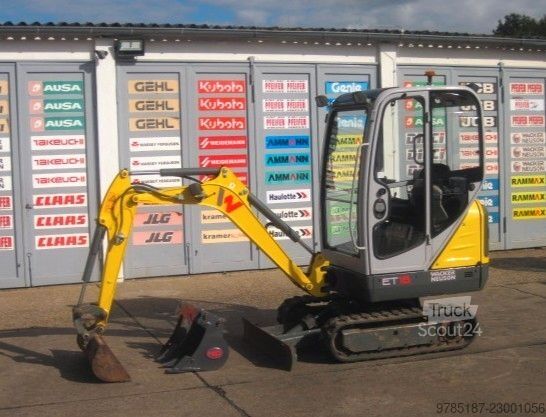 Mini ekskavatör WACKER NEUSON ET 16 * 3x Löffel *