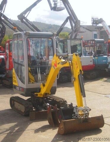 Mini ekskavatör WACKER NEUSON ET 16 * 3x Löffel *