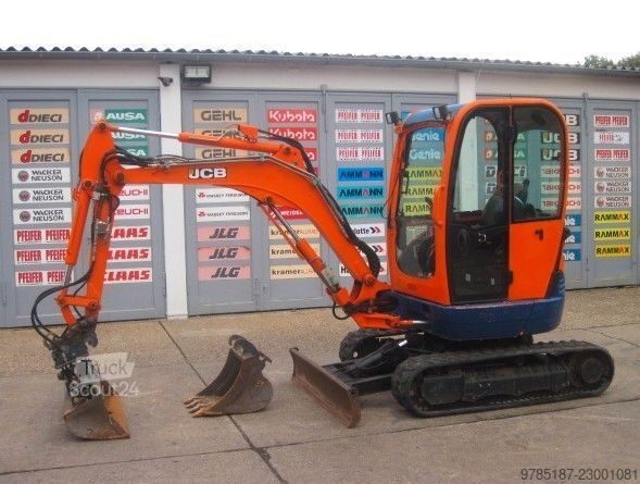 Mini ekskavatör JCB 8025 *2x Löffel* hydr. Grabenr.schaufel vgl 8026