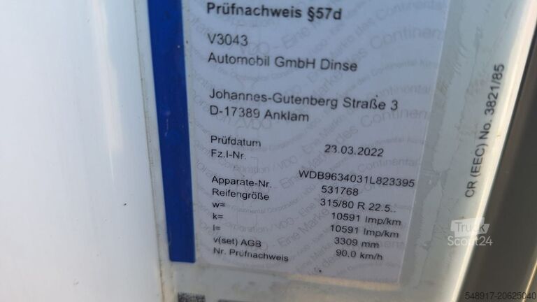 Mercedes-Benz 1851Actros 4 2-Achser SZM truck tractor Mercedes-Benz 1851Actros 4 2-Achser SZM