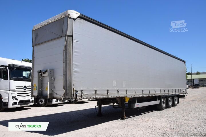 Open semitrailer with tarp SCHMITZ CARGOBULL SCS24/L Varios
