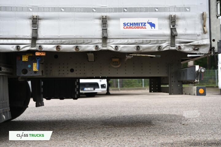 Open semitrailer with tarp SCHMITZ CARGOBULL SCS24/L Varios