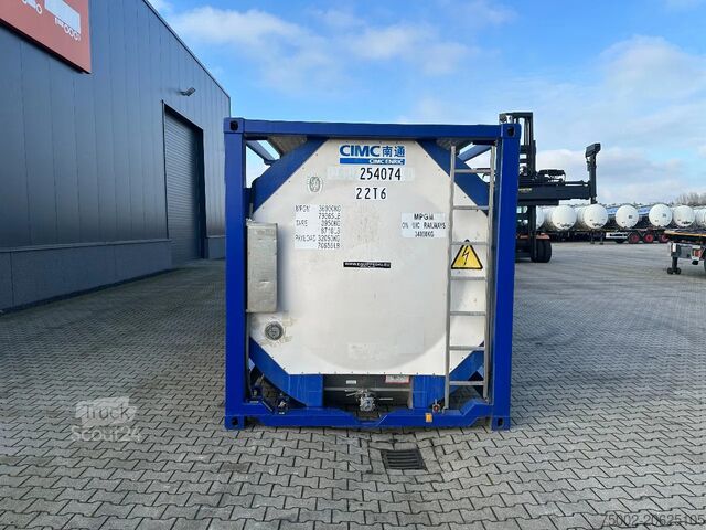 Tankcontainer CIMC 20FT ISO, 25.090L / 1-COMP / 3 BAFFELS / T12 / ...