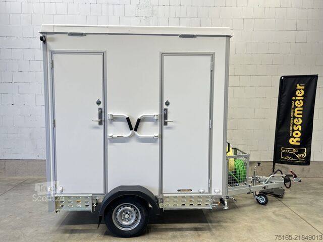 Toilettenwagen Rosemeier EW TA-NO 1 Damen, 1 Herren+Urinal H Toilettenanhänger