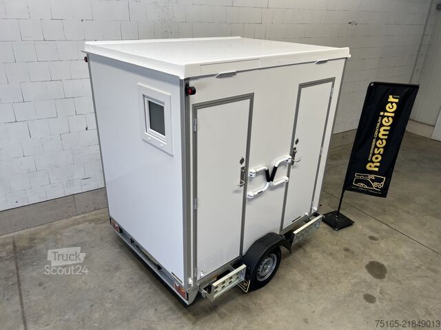 Toilettenwagen Rosemeier EW TA-NO 1 Damen, 1 Herren+Urinal H Toilettenanhänger