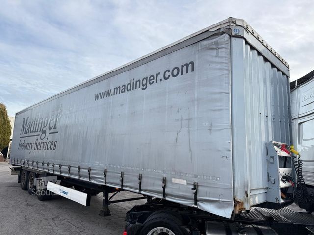 Öppen semitrailer med kapell KRONE 3 Achs Standard TÜV02/26 1.Hand Lasi-Zertifikat