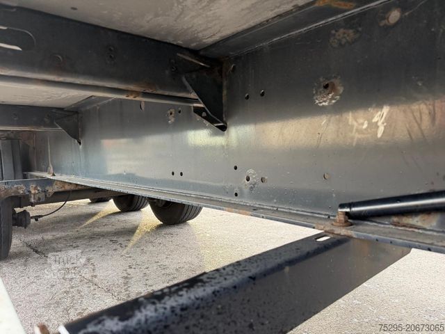 Öppen semitrailer med kapell KRONE 3 Achs Standard TÜV02/26 1.Hand Lasi-Zertifikat
